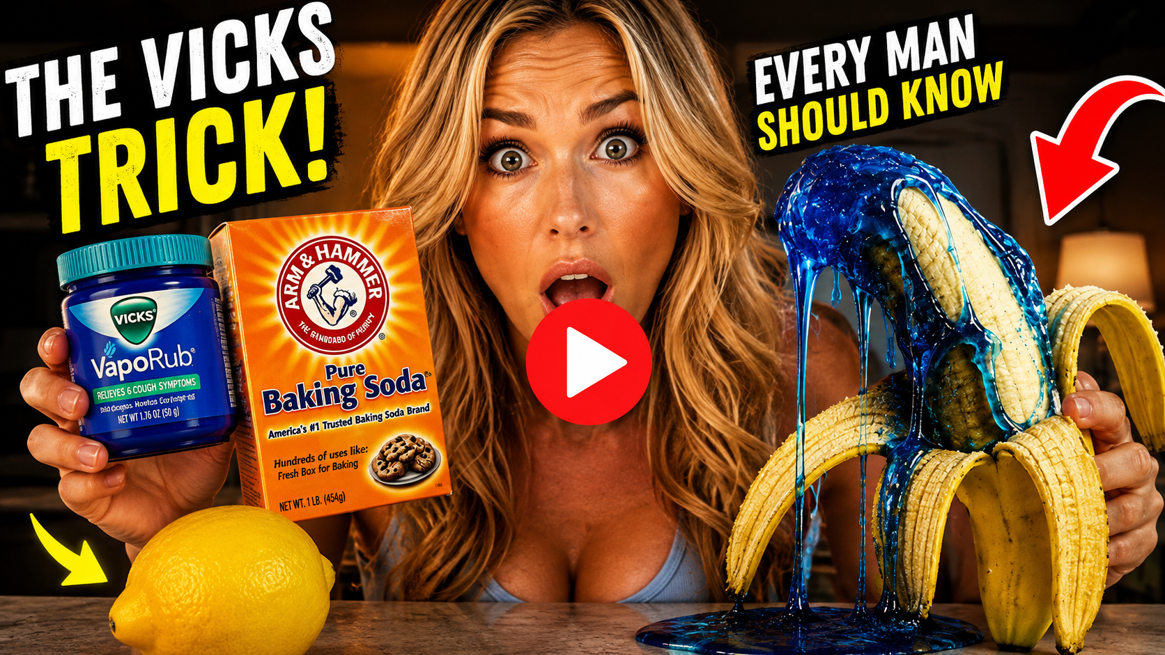 Emily Carter presenting the Vicks trick